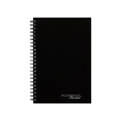 Notebooks|AT-A-GLANCE Professional Notebooks, 5" x 8", College Ruled, 80 Sheets, Black (06096)