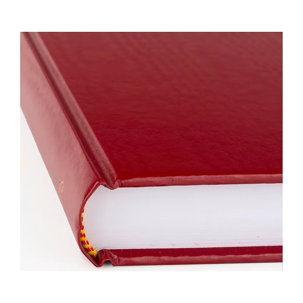 Journals|AT-A-GLANCE Standard Hardcover 2025 Daily Diary, 7.75" x 12", Ruled, Red (SD377-13-25)
