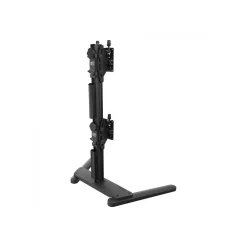 Online Atdec Adjustable Heavy Duty Dual Vertical Monitor Mount for Monitors Up to 55", Black (AWMS-2-BT75-FS-B)