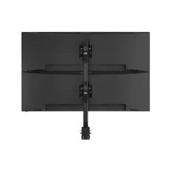 Outlet Atdec Adjustable Heavy-Duty Dual Vertical Monitor Mount, Up to 57" Monitor, Black (AWMS-2-BT75-H-B)