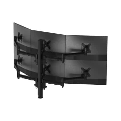 Sale Atdec Adjustable Six-Arm Monitor Mount, Up to 24" Monitor, Black (AWMS-6-13717-H-B)
