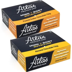 Atlas Gluten Free Chocolate Protein Bar, 1.9 oz., 10 Bars/Box 2/Box (600-02138)