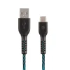 AT&T Charge and Sync USB to Type-C Cable, 10 ft., Blue, (TCB10-BLU)