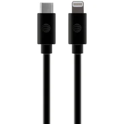 Charge and Sync USB to USB-C Cable with Lightning Connectors, 4 ft., Black, (TCL01-BLK)<AT&T Online