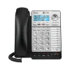 AT&T ML17928 2-Line Corded Phone, Black/Silver