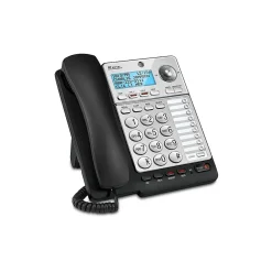 AT&T ML17928 2-Line Corded Phone, Black/Silver