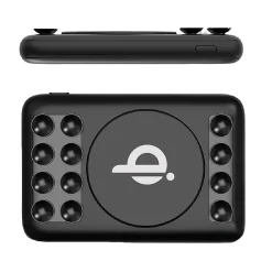 AT&T Portable Wireless Suction Power Bank, 5,000 mAh, Black (QPB5-BLK)