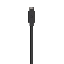 PVC Charge and Sync Lightning Cable, 10 ft., Black, (PVLC10-BLK)<AT&T