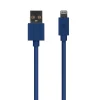 PVC Charge and Sync Lightning Cable, 10 ft., Blue, (PVLC10-BLU)<AT&T Hot