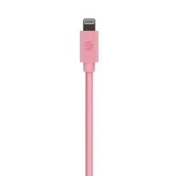 PVC Charge and Sync Lightning Cable, 10 ft., Pink, (PVLC10-PNK)<AT&T Clearance