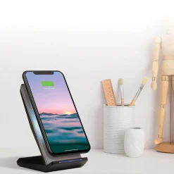 Wireless Charging Stand with Quick Charge 3.0 Rapid Charger, Black (CETWCS10)<AT&T Outlet