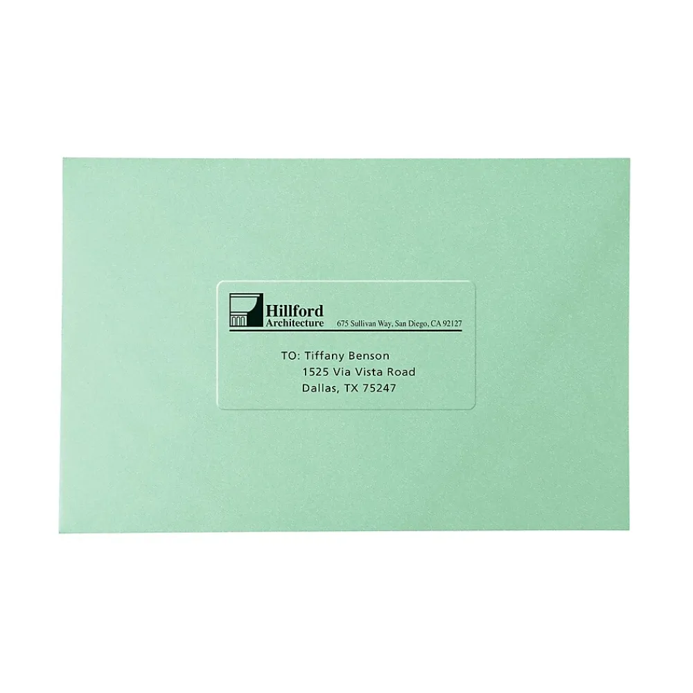 Outlet Avery Address Labels for Copiers, 1" x 2-13/16", Clear, 2,310 Labels/Pack (5311)