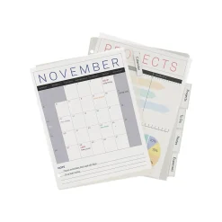 Dividers|Avery Big Tab Insertable Plastic Dividers, 5 Tab, Clear (11835)