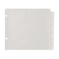 Dividers|Avery Big Tab Insertable Plastic Dividers, 8 Tab, Clear (11836)
