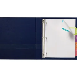 Dividers|Avery Big Tab Printable Paper Dividers with Large White Labels, 5 Tabs, White, 4 Sets/Pack (14438)