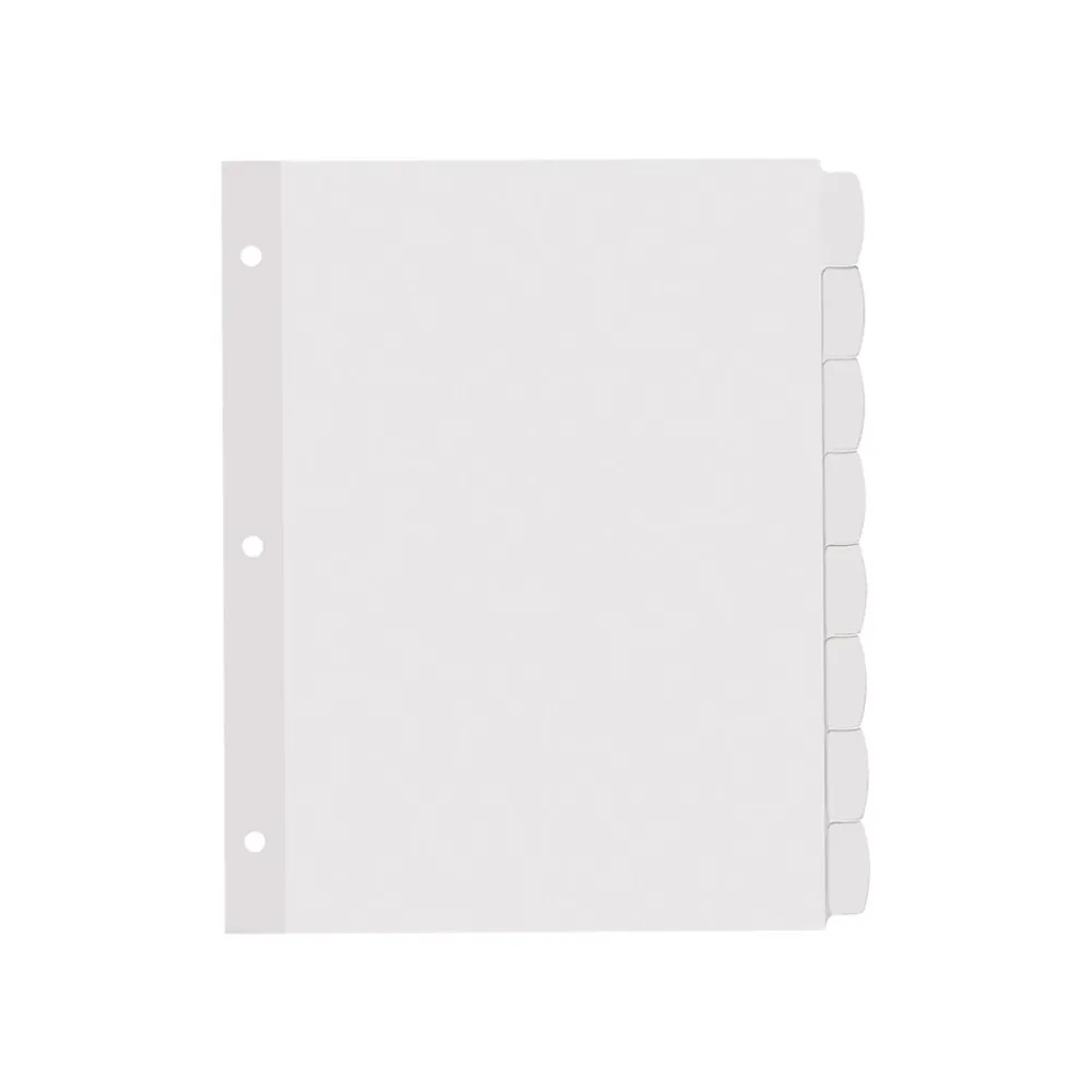 Dividers|Avery Big Tab Printable Paper Dividers with White Labels, 8 Tabs, 4 Sets/Pack (14433)