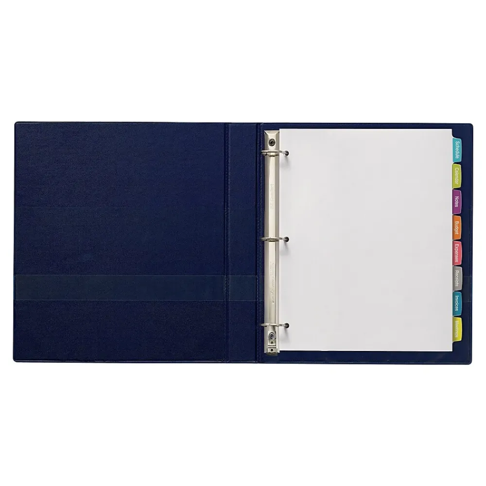 Dividers|Avery Big Tab Printable Paper Dividers with White Labels, 8 Tabs, 4 Sets/Pack (14433)