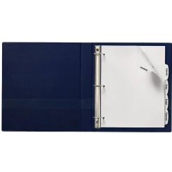 Dividers|Avery Big Tab Printable Paper Dividers with Large White Labels, 5 Tabs, White, 20 Sets/Pack (14440)