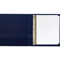 Dividers|Avery Big Tab Write & Erase Paper Dividers, 5 Tabs, White, Gold Reinforced, 48 Sets/Carton (23075)