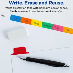 Dividers|Avery Big Tab Write & Erase Paper Divider, 8 Tabs, Multicolor, 1 Set (23079)