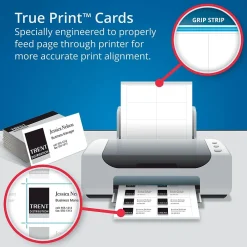 Business Cards*Avery Clean Edge Business Cards, 2