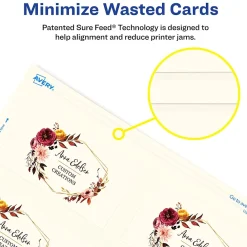 Business Cards*Avery Clean Edge Business Cards, 3.5