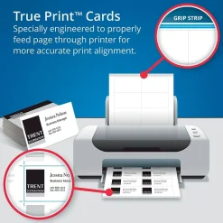 Business Cards*Avery Clean Edge Business Cards, 2