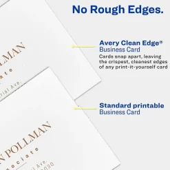 Business Cards*Avery Clean Edge Business Cards, 3.5