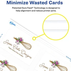 Business Cards*Avery Clean Edge Business Cards, 2
