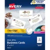 Business Cards*Avery Clean Edge Business Cards, 2" x 3 1/2", Matte White, 2000 Per Pack (5870)