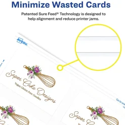 Business Cards*Avery Clean Edge Business Cards, 2