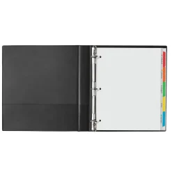 Dividers|Avery Clear Easy View Plastic Dividers, 5 Tabs, Multicolor (16740)