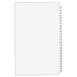 Dividers|Avery Collated Preprinted Dividers, 25-Tabs, White, Set (01434)