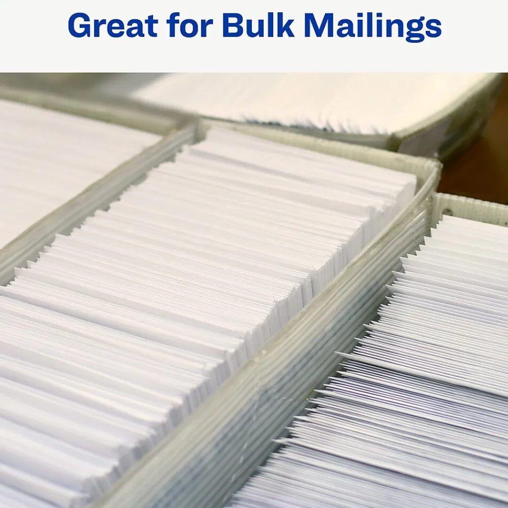 Labels|Avery Computer Labels, Dot Matrix Labels and Pin-Feed Labels, 2-15/16" x 5", White, 3,000 Labels/Pack (4076)