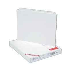 Dividers|Avery Copier Tab Dividers, Unpunched, 5 Tab, White, 30 Sets/Box (20405)