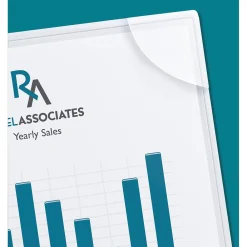 Sheet Protectors|Avery Corner Lock, 3-Hole Punched Plastic Sleeves, Heavyweight, 8-1/2” x 11”, Clear, 4/Pack (72269)