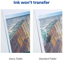 Pocket Folders|Avery Corner Lock Smooth Presentation Folder with Fasteners, Assorted, 6/Pack (72262)