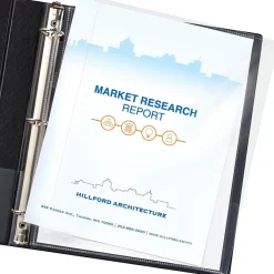 Sheet Protectors|Avery Diamond Clear Side Insert Sheet Protectors, Heavyweight, 900/Carton (76001)