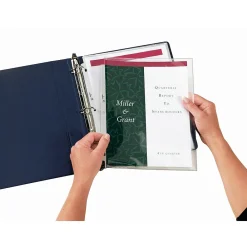 Sheet Protectors|Avery Diamond Clear Side Insert Sheet Protectors, Heavyweight, 900/Carton (76001)