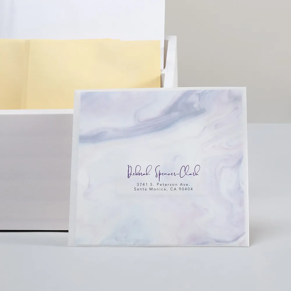 Best Avery Easy Peel Inkjet Address Labels, 1" x 2-5/8", Clear, 750 Labels/Pack (8660)