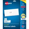 Sale Avery Easy Peel Inkjet Address Labels, 1" x 2-5/8", White, 750 Labels/Pack (8160)