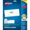 Discount Avery Easy Peel Inkjet Address Labels, 1-1/3" x 4", White, 350 Labels/Pack (8162)