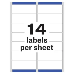 Sale Avery Easy Peel Inkjet Address Labels, 1-1/3