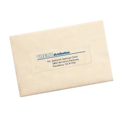 New Avery Easy Peel Inkjet Address Labels, 1-1/3