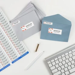 Clearance Avery Easy Peel Inkjet Return Address Labels, 1/2