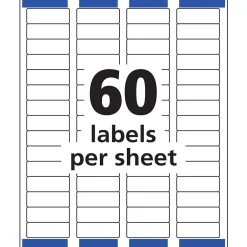 Labels|Avery Easy Peel Inkjet Return Address Labels, 2/3