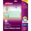 Best Avery Easy Peel Inkjet Return Address Labels, 2/3" x 1-3/4", Clear, 2,000 Labels/Pack (8667)