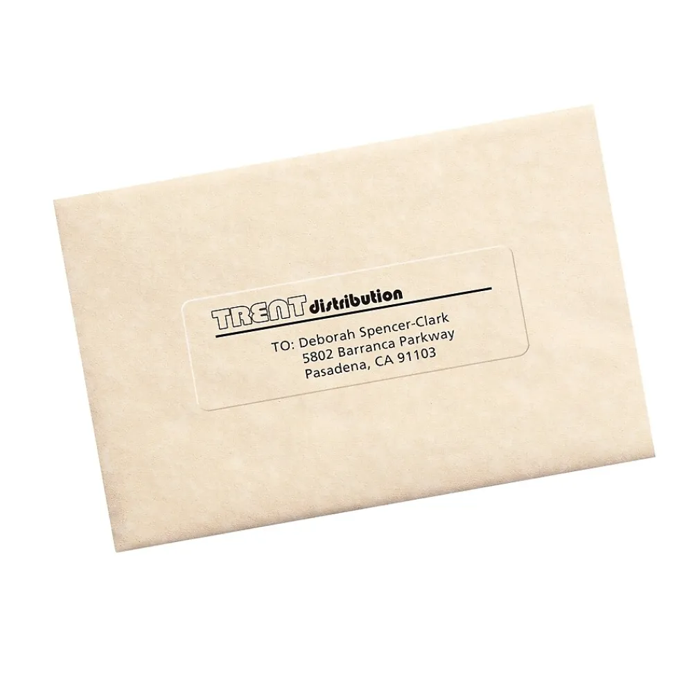 Hot Avery Easy Peel Laser Address Labels, 1-1/3" x 4", Clear, 700 Labels/Box (5662)