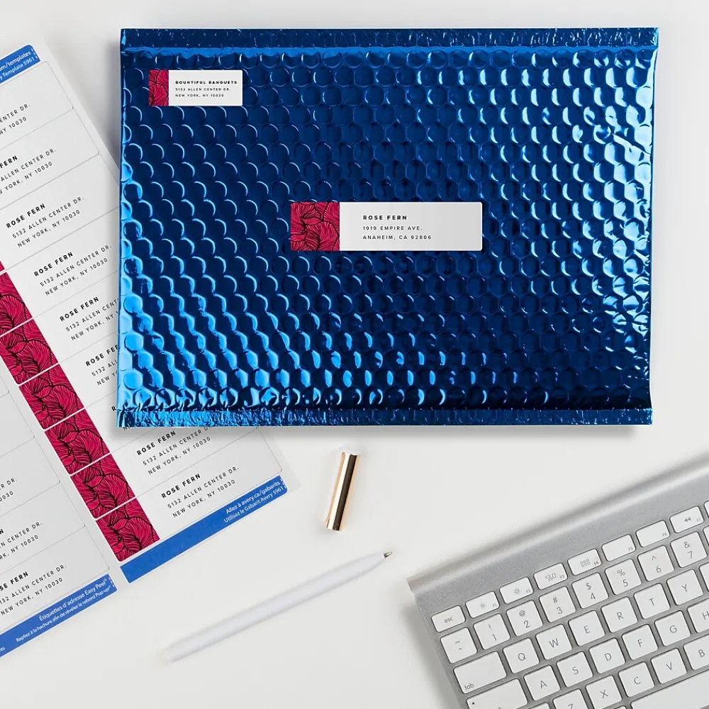 Hot Avery Easy Peel Laser Address Labels, 1" x 4", White, 5,000 Labels/Box (5961)