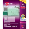 Labels|Avery Easy Peel Laser Shipping Labels, 2" x 4", Clear, 500 Labels/Box (5663)